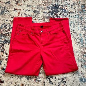 LIKE NEW Gap Hot Pink Premium Skinny Ankle Jeans